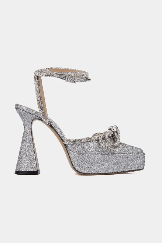 Double Bow Platform Sandal