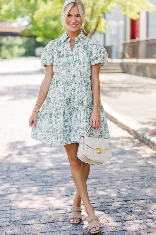 Alive And Well Ivy Green Toile Dress