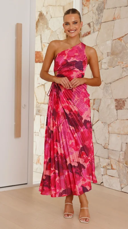 Laken Maxi Dress - Pink Floral