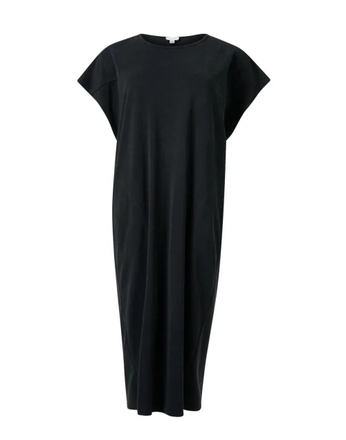 Avery Black Ponte Cocoon Dress