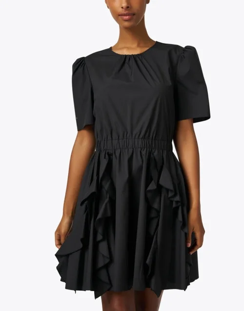 Black Ruffle Dress