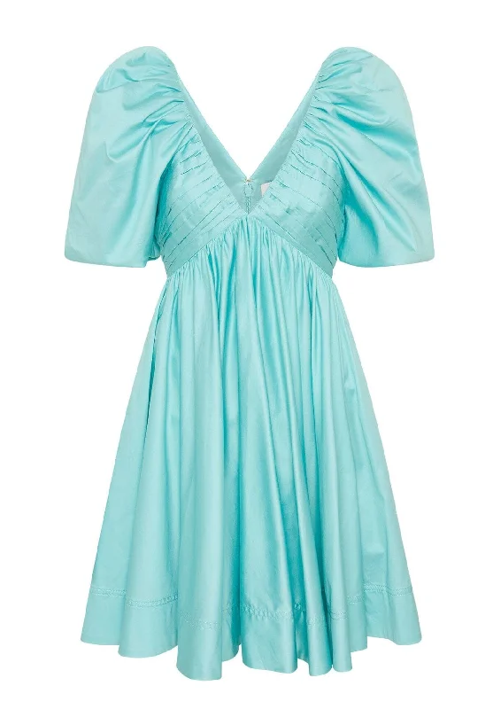 Gabrielle Plunge Mini Dress -  Spearmint