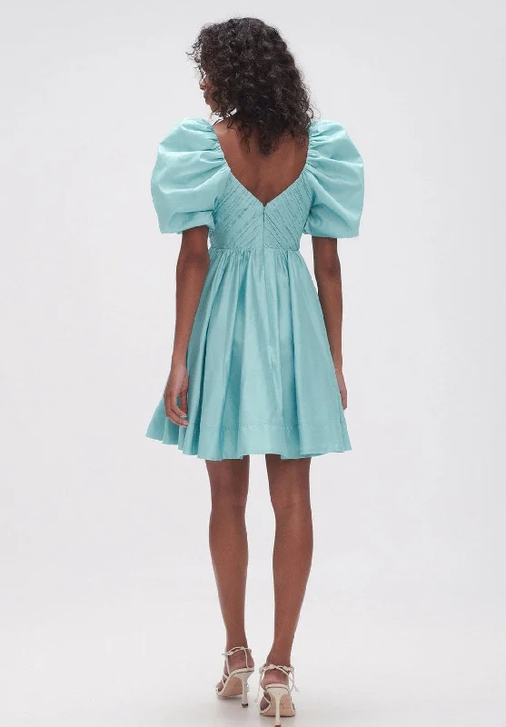 Gabrielle Plunge Mini Dress -  Spearmint