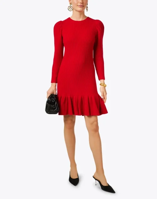 Doyle Red Knit Dress