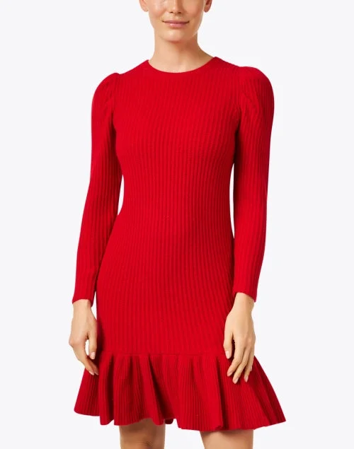 Doyle Red Knit Dress