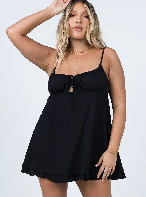 Empress Of Love Mini Dress Black