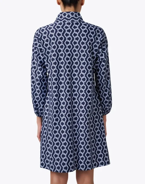 Florence Navy Print Dress