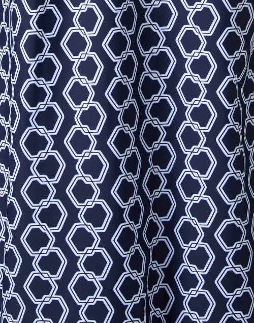 Florence Navy Print Dress