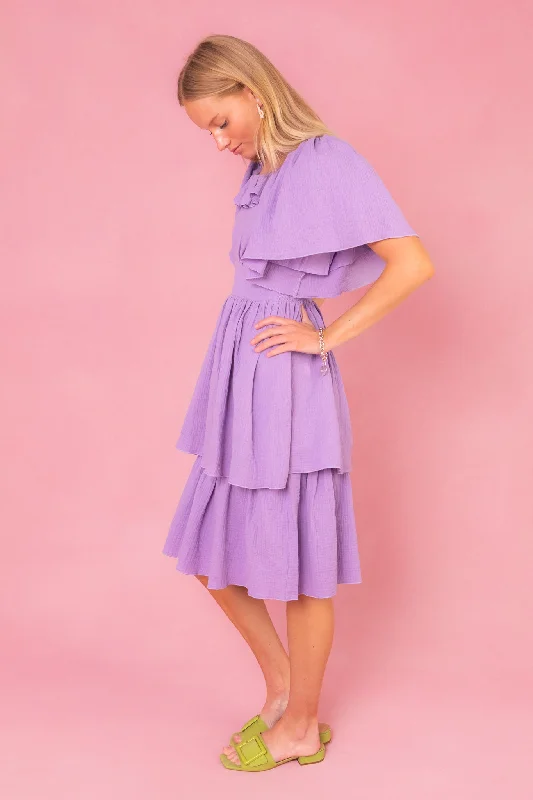 Iris Dress in Lavender