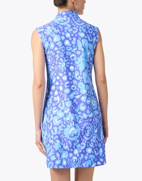 Kristen Blue Print Dress