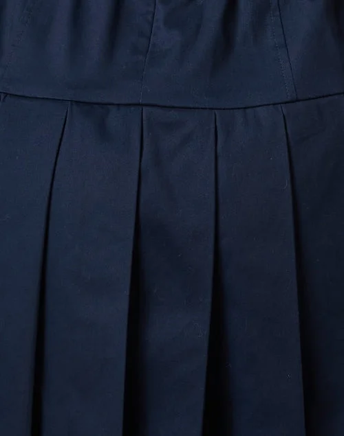 Lilith Navy Poplin Dress