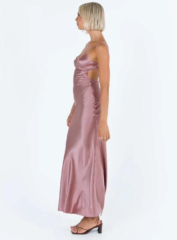 Long Nights Maxi Dress Purple