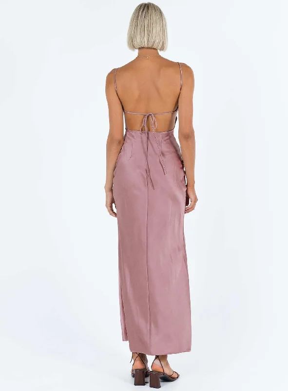 Long Nights Maxi Dress Purple