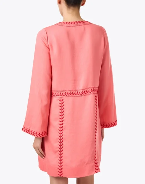 Melissa Pink Embroidered Dress