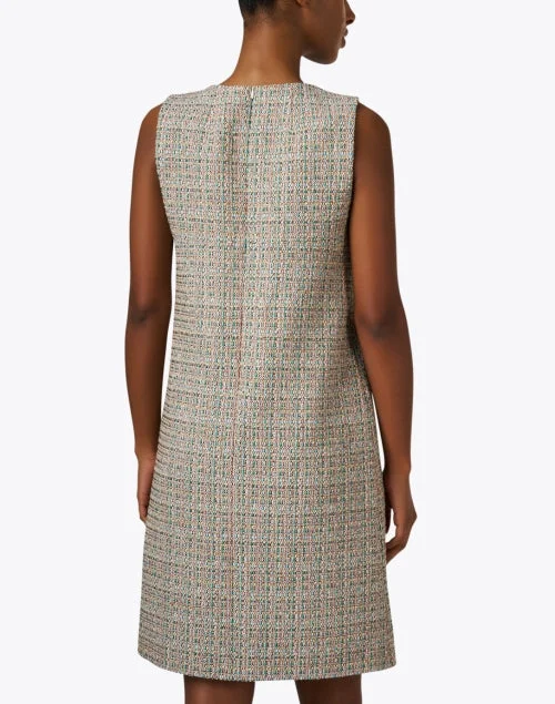 Multicolor Tweed Dress