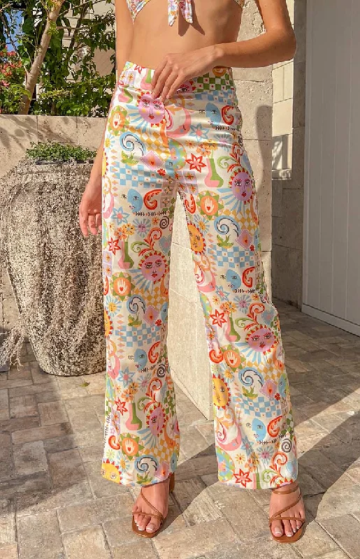 Mykonos Euro Summer Print Pants