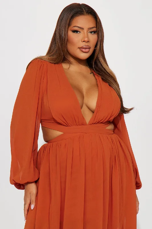 Natalia Maxi Dress - Cognac