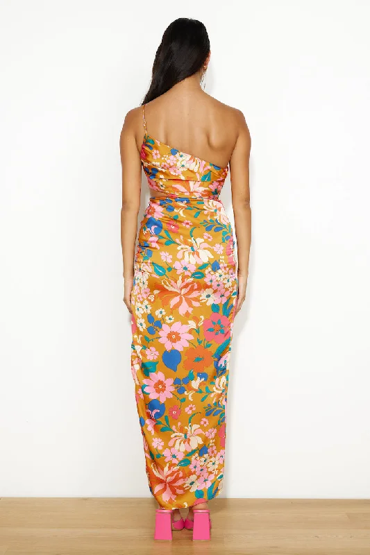 Pretty Fun Maxi Dress Orange