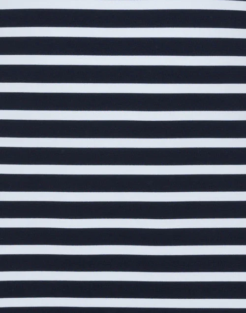 Propriano Navy and White Striped Dress