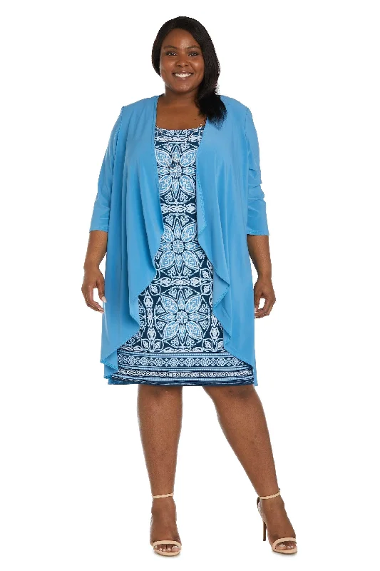 R&M Richards 9227W Short Plus Size Jacket Dress