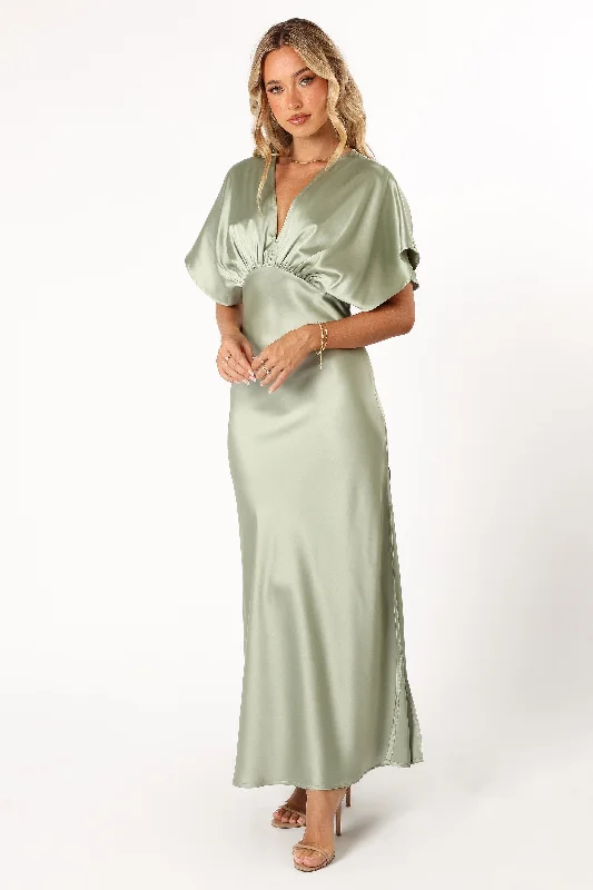 Ricki Maxi Dress - Sage