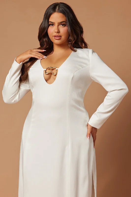 Roxanna Maxi Dress - White