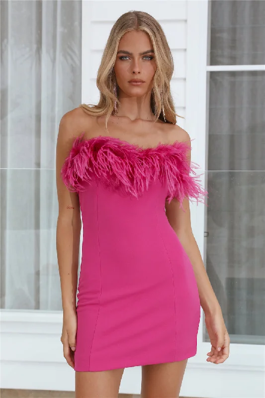 RUNAWAY Valentina Mini Dress Pink