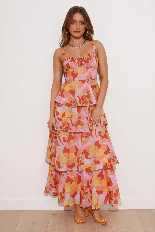 She Found Love Maxi Dress Pink