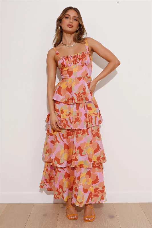 She Found Love Maxi Dress Pink