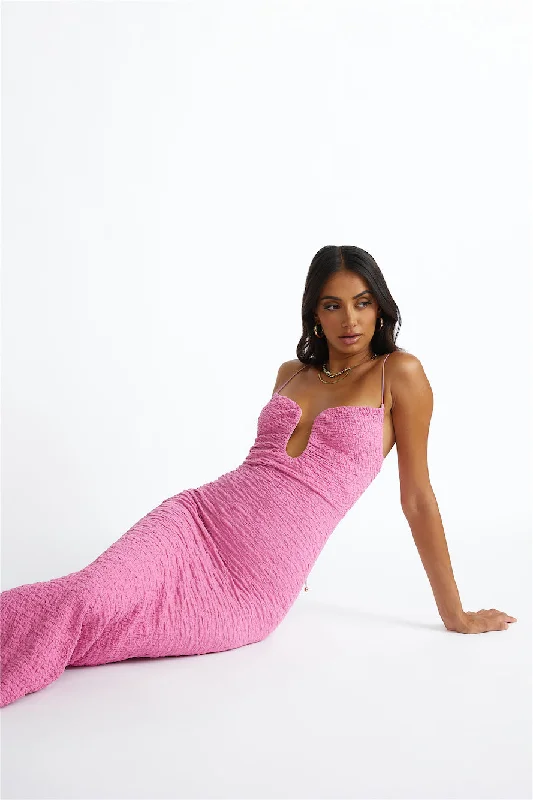 Stylish Girl Things Maxi Dress Pink