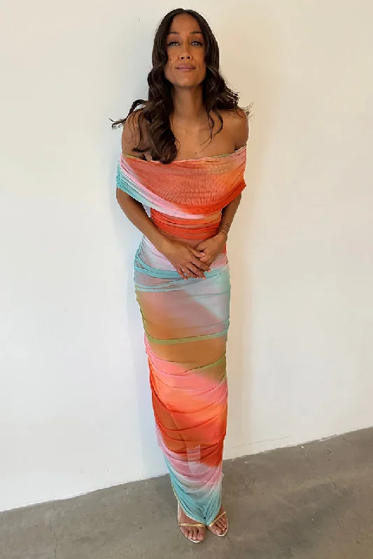 Summer Ombre Mesh Dress