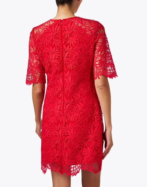 Taryn Red Lace Dress