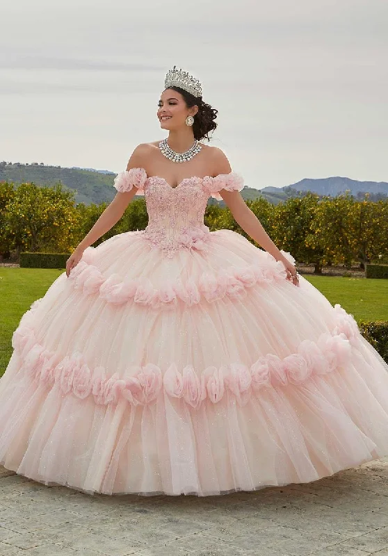 Vizcaya by Morilee Rosette Skirt Quince Dress 89433