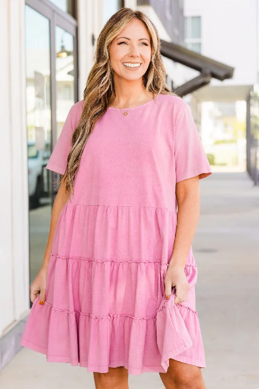 Bold Glamour Dress, Pink