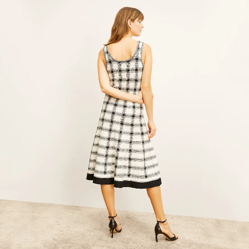 Carol Dress - Eco 365Knit :: Bold Check