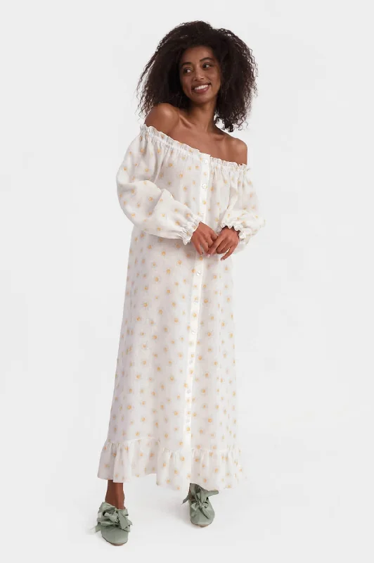 Loungewear Dress - Daisies