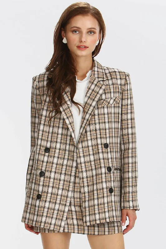 Maci Plaid Check Jacket