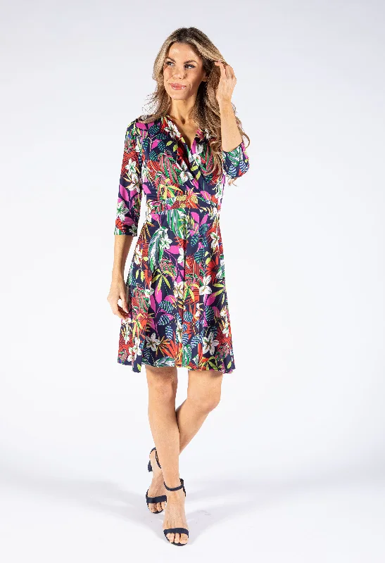 Silky Feeling Blossom Dress