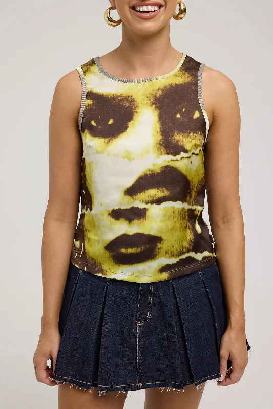 Basic Pleasure Mode Mindy Tank Yellow