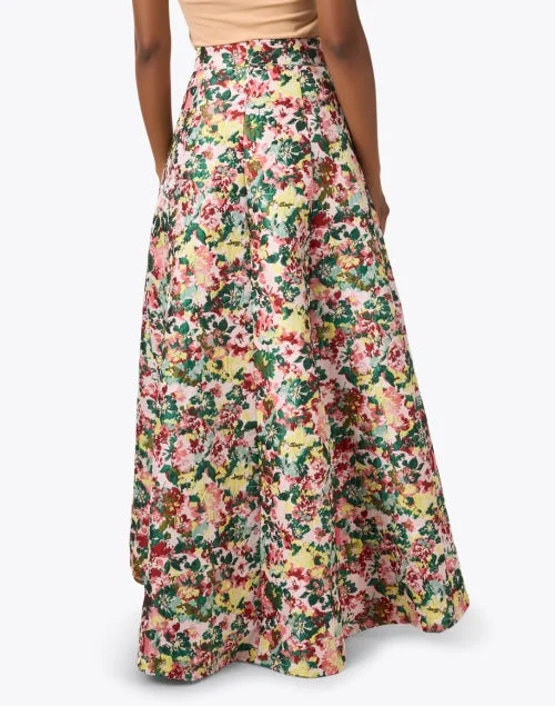 Olivia Floral Jacquard Skirt