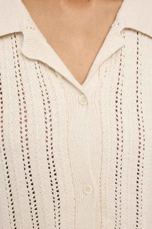 Wrangler Runaways Crochet Shirt Sand