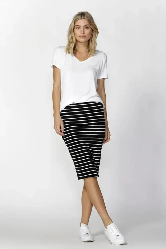 BETTY BASICS - Alicia stripe midi skirt! 8