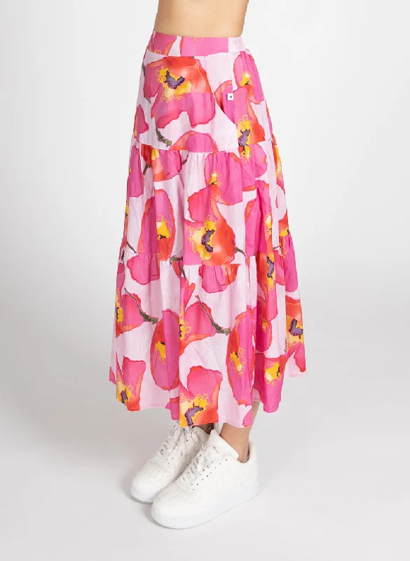 Federation Tier Skirt Pink