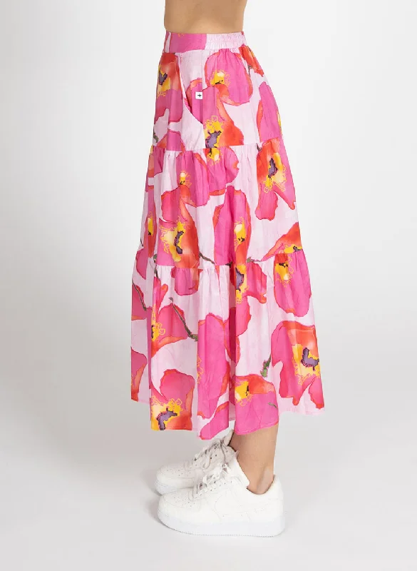 Federation Tier Skirt Pink