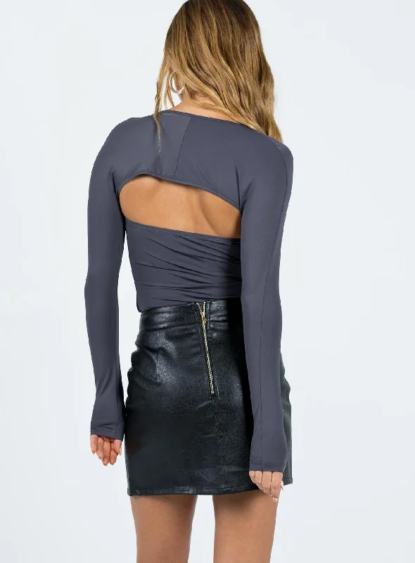 The Rizzo Mini Skirt Black