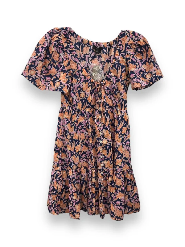 Floral Print Dress Casual Short J. Crew, Size Xs